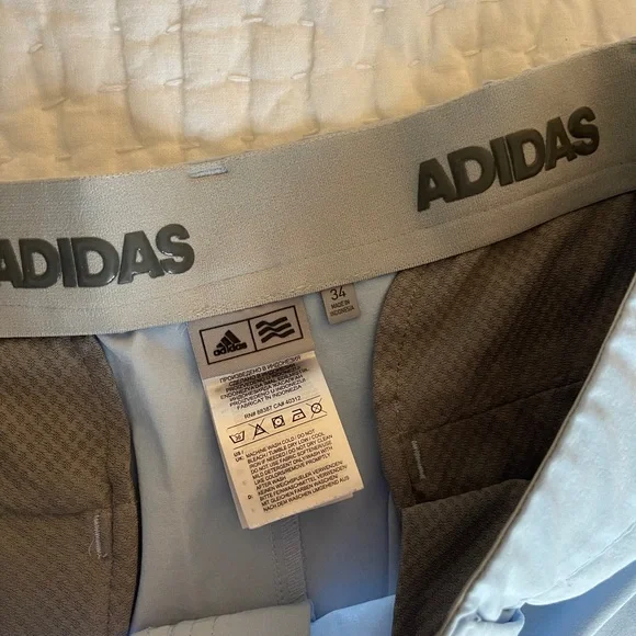 Adidas Golf Shorts Light Blue - Picture 2 of 4